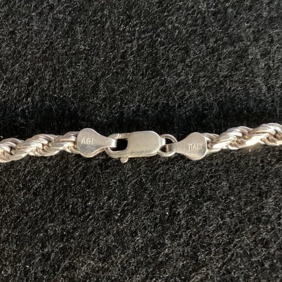 20" AGI Yellow Gold Vermeil Rope Chain (5.6mm) - Picture 3 of 3